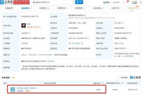 小米小額更名信息技術咨詢服務，釋放企業戰略升級信號